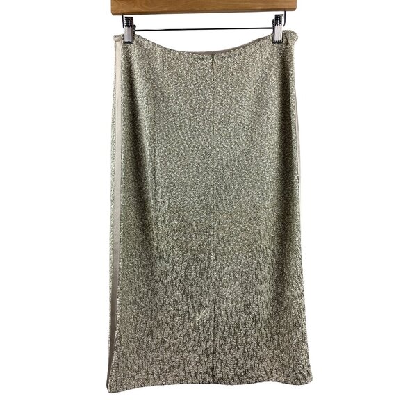 Women's St. John Evening Gray Set with Beaded Accent Size 8 - Picture 10 of 14